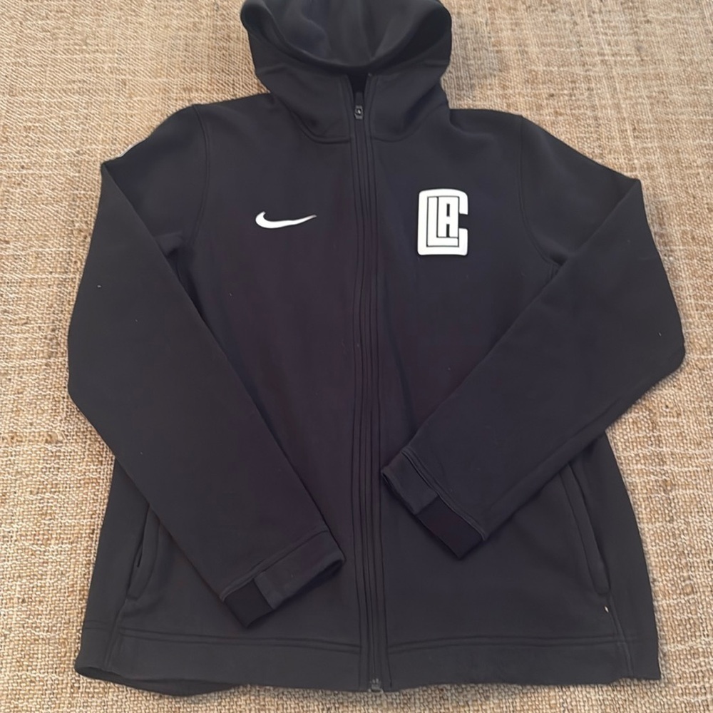 Nike NBA Los Angeles Clippers Players Full Zip Game Jacket Size M